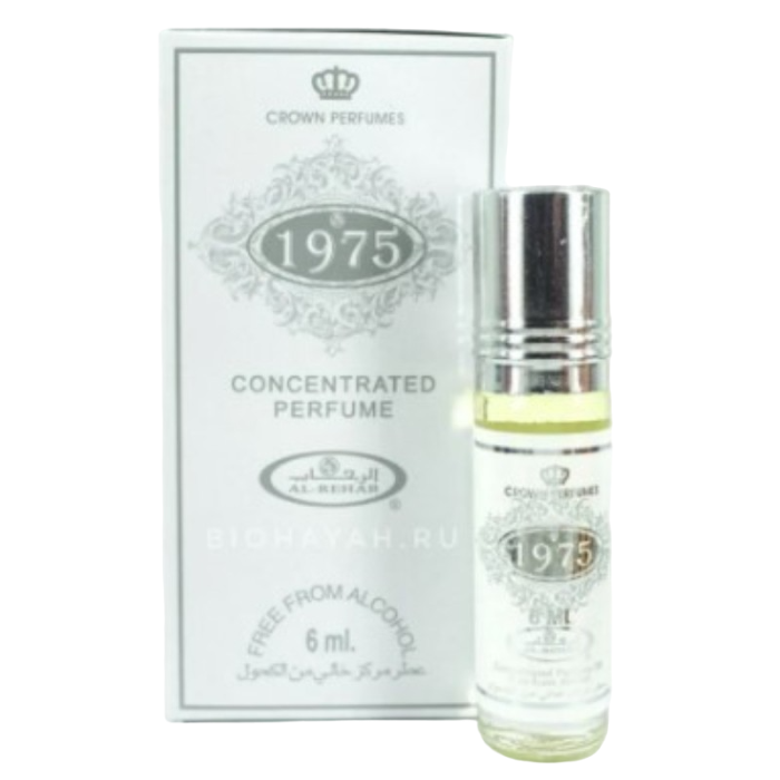 Духи масляные арабские «1975» Аль Рехаб (Al Rehab), ролик 6 мл.  