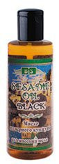 Масло чёрный кунжут холодного отжима Индиберд (Black Sesame Oil Cold-pressed Indibird), 150 мл.
