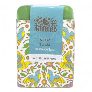 Аюрведическое мыло Ним и Тулси Индибёрд (Ayurvedic Bath Soap Neem & Tulsi Indibird), 100 г.