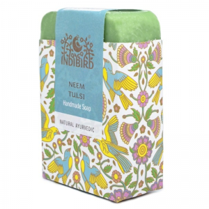 Аюрведическое мыло Ним и Тулси Индибёрд (Ayurvedic Bath Soap Neem & Tulsi Indibird), 100 г.
