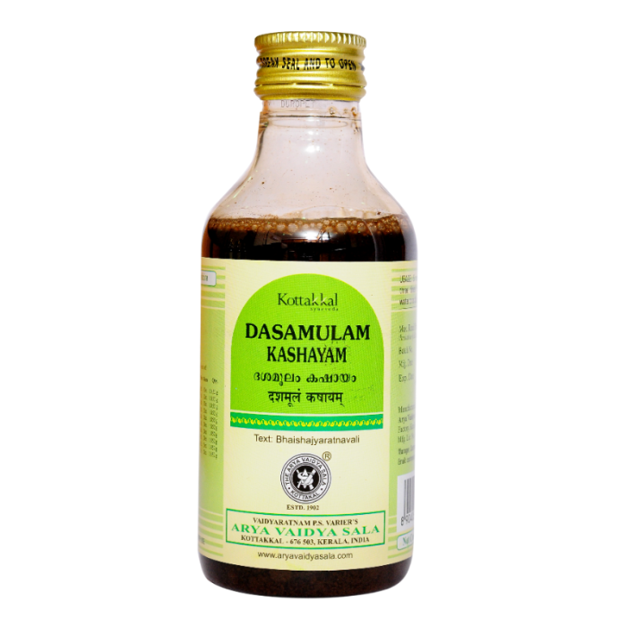 Дасамулам Кашаям Арья Вадья Сала Коттаккал (Dasamulam Kashayam Arya Vaidya Sala Kottakkal), 200 мл.