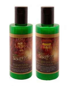 Комплекс для окрашенных волос Aasha Herbals (Шампунь + Кондиционер), 400 мл.