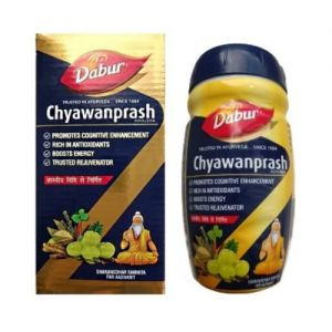 Чаванпраш Авалеха Дабур (Chyawanprash Awaleha Dabur) в подарочной упаковке, 500 г. 