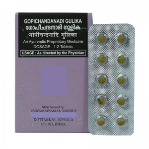 Гопичанданади Гулика Коттаккал Аюрведа (Gopichandanadi Gulika Kottakkal Ayurveda), 100 таб.