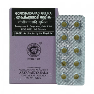 Гопичанданади Гулика Арья Вадья Сала Коттаккал (Gopichandanadi Gulika Arya Vaidya Sala Kottakkal), 100 таб.
