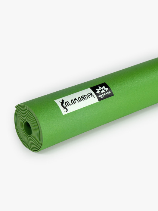 Коврик для йоги Ojas Salamander Slim, 185х60х0.2 см, зелёный