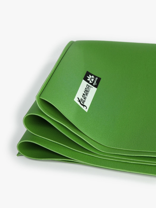 Коврик для йоги Ojas Salamander Slim, 185х60х0.2 см, зелёный