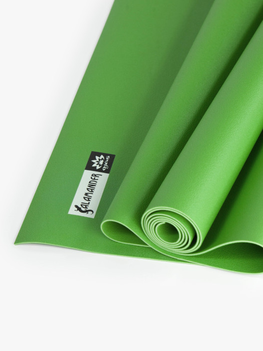 Коврик для йоги Ojas Salamander Slim, 185х60х0.2 см, зелёный