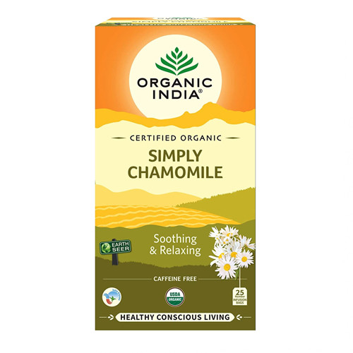 Чай с ромашкой Органик Индия (Simple Chamomile Organic India), 25 пак.