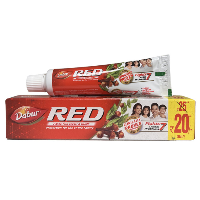 Аюрведическая зубная паста красная Дабур (Red Paste for Teeth & Gums Dabur), 36 г.