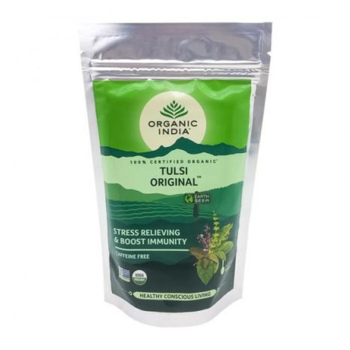 Тулси чайный напиток Органик Индия (Tulsi Original Organic India), 100 г.