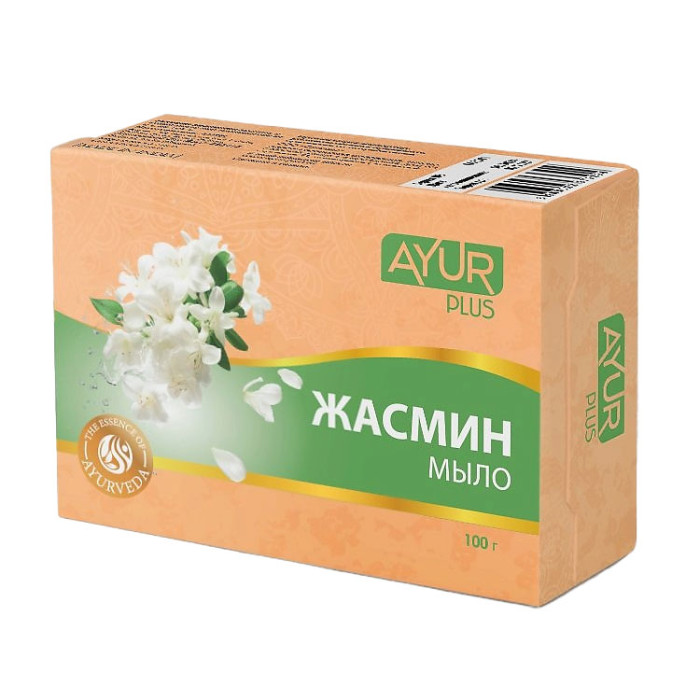 Мыло натуральное Ayur Plus Жасмин, 100 г.