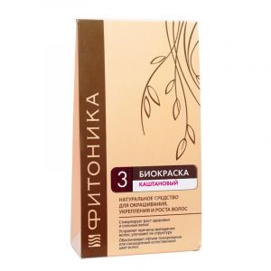 Биокраска Фитоника №3 Каштановый БиоБьюти (Biocracy Fotonica №3 Of The Chestnut BioBeauty), 150 г.