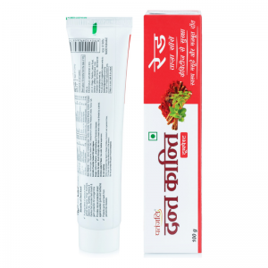 Красная зубная паста Дент Канти Красная Патанджали (Red Toothpaste Dant Kanti Patanjali), 100 г.