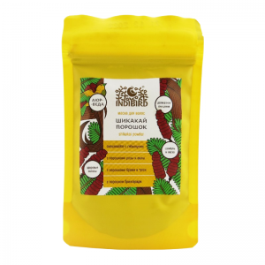 Порошок для волос Шикакай Индиберд (Shikakai Hair Powder Indibird), 50 г. 