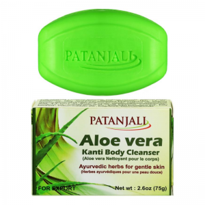 Аюрведическое мыло Алоэ Вера Канти Патанджали (Aloe Vera Kanti Body Cleanser Patanjali), 150 г. 