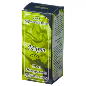 Масло эфирное МИРТ, 10 мл.