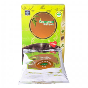 Натуральная краска для волос N6 "Чистый табачный" (Коричневый) Сангам Хербалс (Sangam Herbals), 100 г.