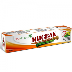 Зубная паста Мисвак Экохербалл, 100 г.