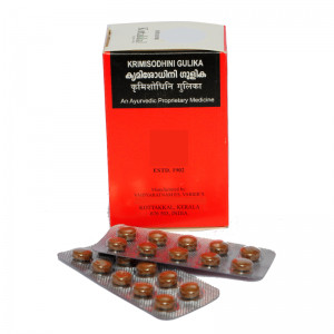 Кримишодхини Гулика Коттаккал Аюрведа (Krimisodhini Gulika Kottakkal Ayurveda), 100 таб.