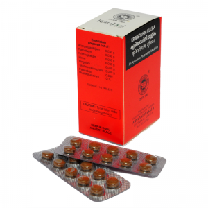 Кримишодхини Гулика Арья Вадья Сала Коттаккал (Krimisodhini Gulika Arya Vaidya Sala Kottakkal), 100 таб.