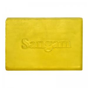 Мыло глицериновое ручной работы «Сандал и куркума» Сангам Хербалс (Soap Sandal and Turmeric Sangam Herbals), 100 г. 