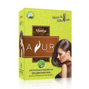 Натуральная индийская хна бесцветная Аюр Плюс (Ayur Plus), 50 г.