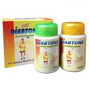 Диабтон Плюс Шри Ганга (Diabtone Plus Shri Ganga), 120 + 60 таб.