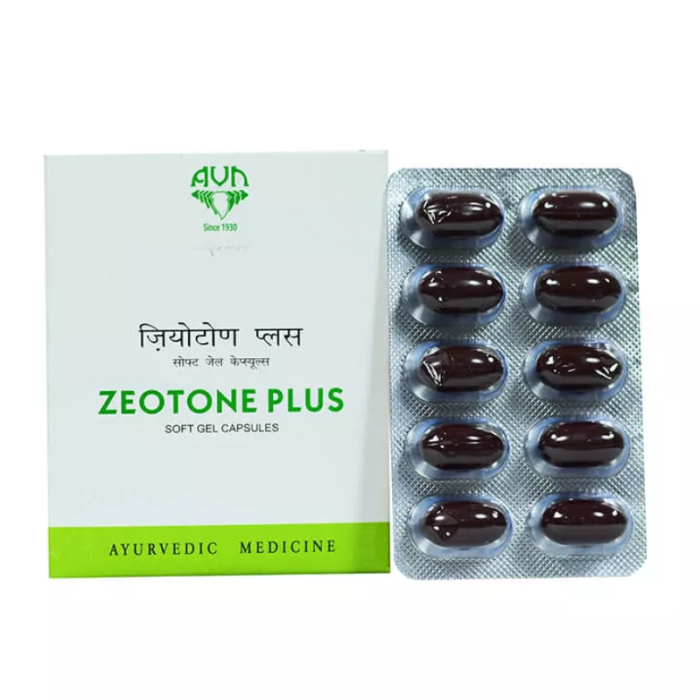 Зеотон Плюс АВН Аюрведа (Zeotone Plus AVN Ayurveda), 60 кап.