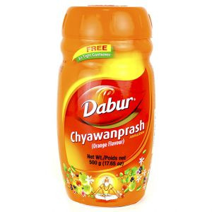 Чаванпраш Дабур со вкусом апельсина (Chyawanprash Dabur Orange), 500 г.
