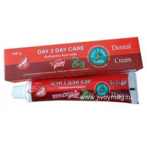 Зубная паста без фтора «Day 2 Day Care» (Красная), 100 г. 