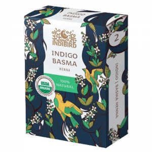 Басма для волос Индиго Индиберд (Basma Indigo Indibird), 100 г. (2 саше по 50 г.) 