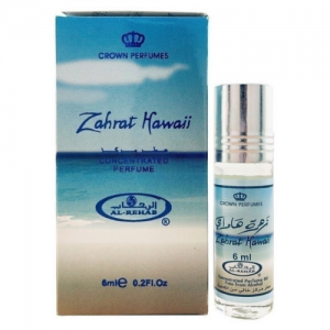 Духи масляные арабские Захрат Гавайи Аль Рехаб (Zahrat Hawaii Al Rehab), ролик 6 мл.