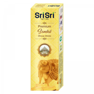 Безосновные благовония Сандал Премиум Шри Шри Таттва (Sandal Dhoop Sticks Sri Sri Tattva), 50 г.