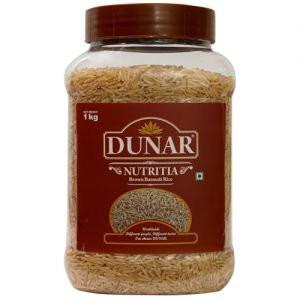 Рис Басмати бурый нешлифованный Dunar Nutritia, 1кг.