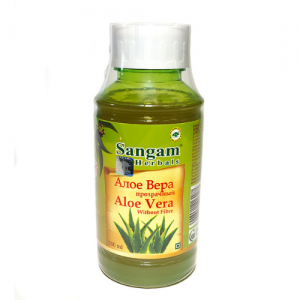 Сок Алоэ Вера прозрачный Сангам Хербалс (Aloe Vera Without Fibre Sangam Herbals), 500 мл.