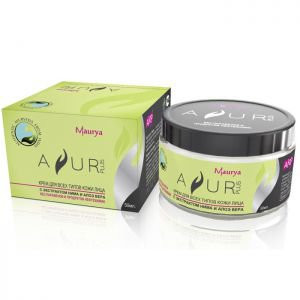 Крем для всех типов кожи лица с экстрактом нима и алоэ вера Аюр Плюс (Ayur Plus), 50 мл.