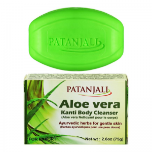 Мыло Алоэ Вера Патанджали (Aloe Vera Kanti Body Cleanser Patanjali), 75 г. 