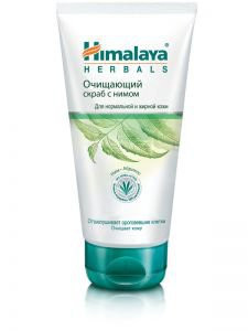 Скраб очищающий для нормальной и жирной кожи с нимом Himalaya Herbals (Хималайа), 150 мл.