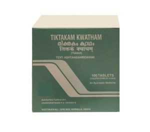 Тиктакам кватхам Коттаккал Аюрведа (Tiktakam kwatham Kottakkal Ayurveda), 100 таб.