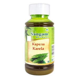 Сок Карела Сангам Хербалс (Karela Juice Sangam Herbals), 500 мл.