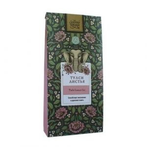Тулси Листья Золото Индии (Tulsi Leaves cut), 100 г.