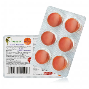 Леденцы Тулси и Апельсин Сангам Хербалс (Tulsi and Orange Sangam Herbals), 6 шт.