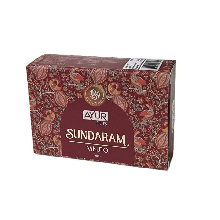 Мыло натуральное Ayur Plus Sundaram, 100 г.
