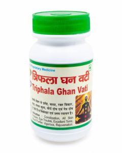 Трифала Гхан Вати Адарш (Triphala Ghan Vati Adarsh), 50 г. 