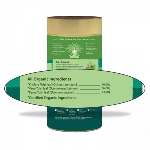 Тулси чайный напиток Органик Индия (Tulsi Original Organic India) в металлической банке, 100 г.