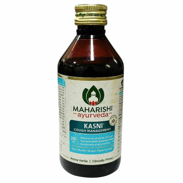 Сироп от кашля Касни Махариши Аюрведа (Kasni Maharishi Ayurveda), 200 мл.