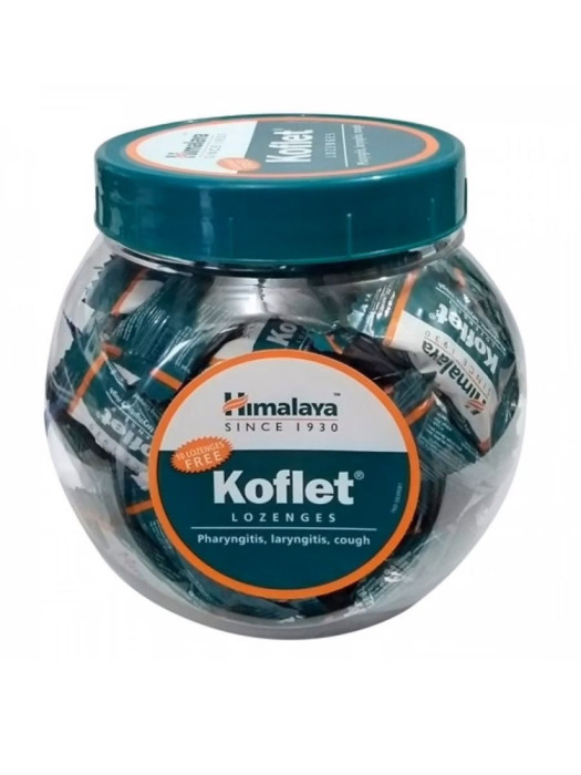 Леденцы от кашля и боли в горле Кофлет Хималая (Koflet Lozenges Himalaya), 75 шт.