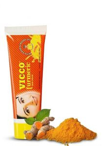 Крем с Куркумой и Сандаловым маслом Викко (Turmeric skin cream with Sandalwood oil Vicco), 15 г.
