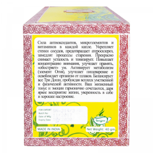 Чай травяной Бодрость Сангам Хербалс (Herbal Tea Energy Sangam Herbals), 40 г.